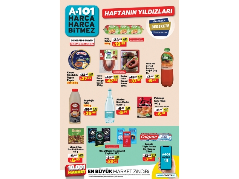 A101 30 Nisan - 6 Mays Haftann Yldzlar - 1