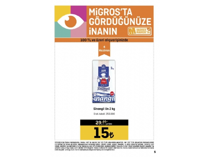 Migros 26 Mays - 8 Haziran Migroskop - 5