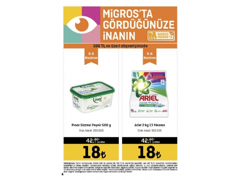 Migros 26 Mays - 8 Haziran Migroskop - 6