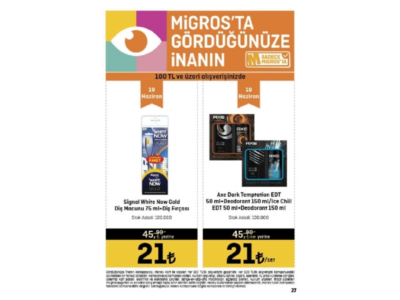 Migros 9 - 22 Haziran Migroskop - 27