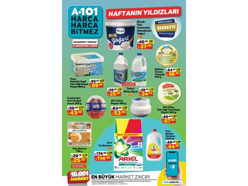 A101 25 Haziran -1 Temmuz Haftann Yldzlar - 1