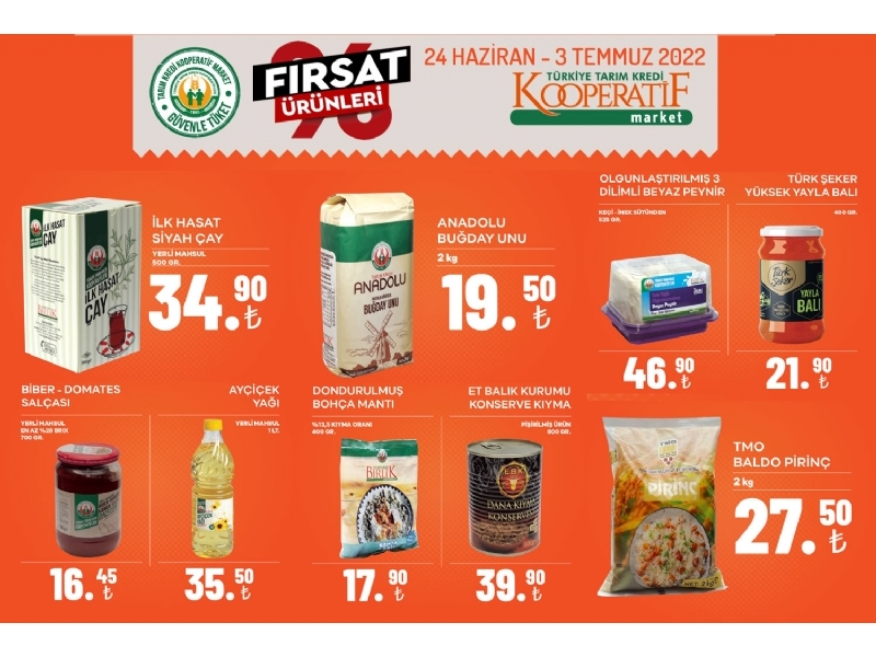 Kooperatif Market 24 Haziran - 3 TemmuZ Frsat rnleri