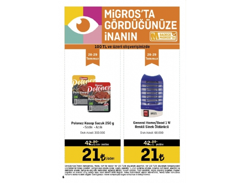 Migros 21 Temmuz - 3 Austos Migroskop - 67