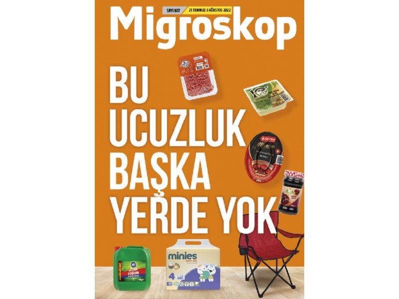 Migros 21 Temmuz - 3 Austos Migroskop - 1