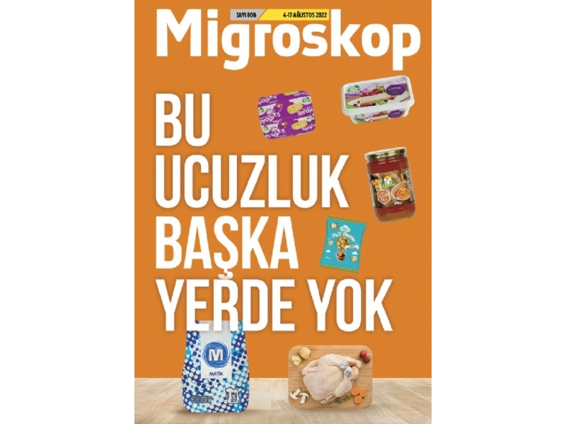 Migros 4 - 17 Austos 2022 Migroskop Dergisi ndirimleri - 1