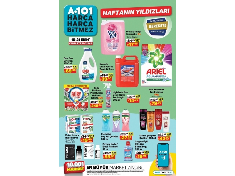 A101 15 - 21 Ekim Haftann Yldzlar - 2