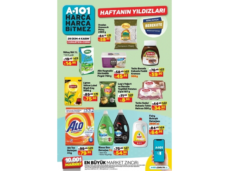 A101 29 Ekim - 4 Kasm Haftann Yldzlar - 1