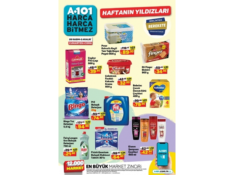 A101 26 Kasm - 2 Aralk Haftann Yldzlar - 1