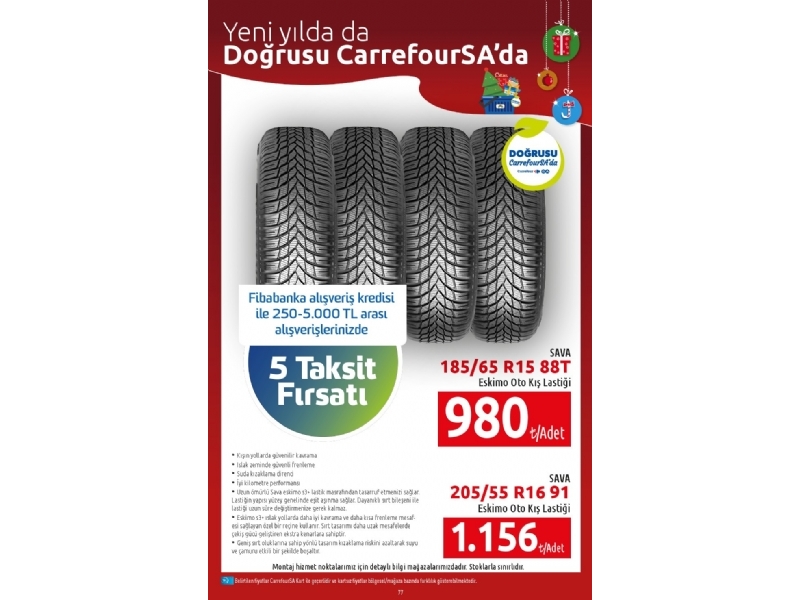 CarrefourSA 15 Aralk - 2 Ocak Ylba Katalou - 77