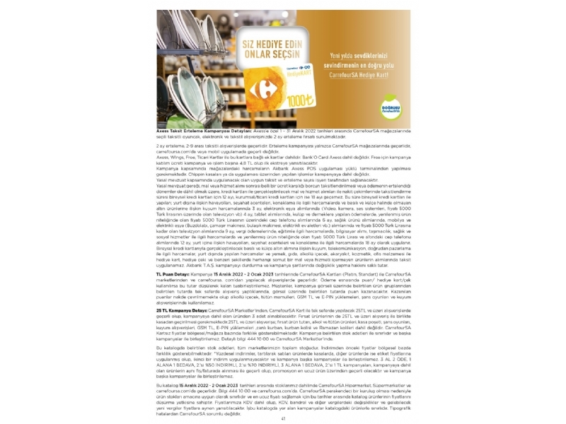 CarrefourSA 15 Aralk - 2 Ocak Ylba Katalou - 41