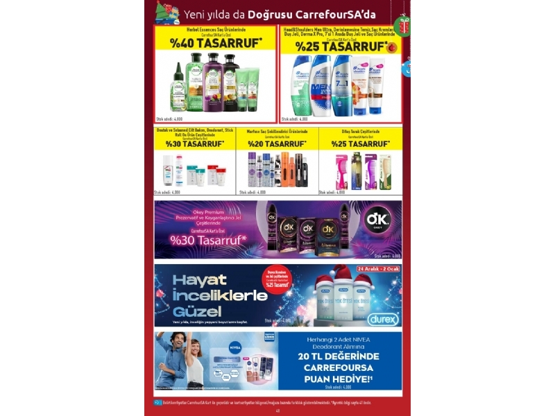 CarrefourSA 15 Aralk - 2 Ocak Ylba Katalou - 48