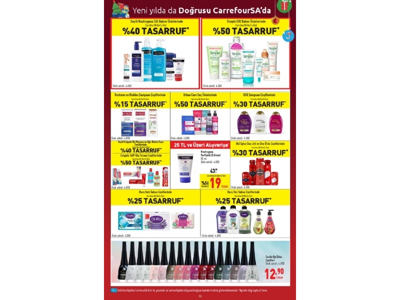 CarrefourSA 15 Aralk - 2 Ocak Ylba Katalou - 50