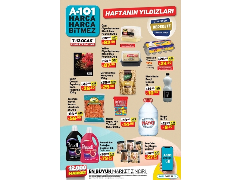 A101 7 - 13 Ocak Haftann Yldzlar - 1