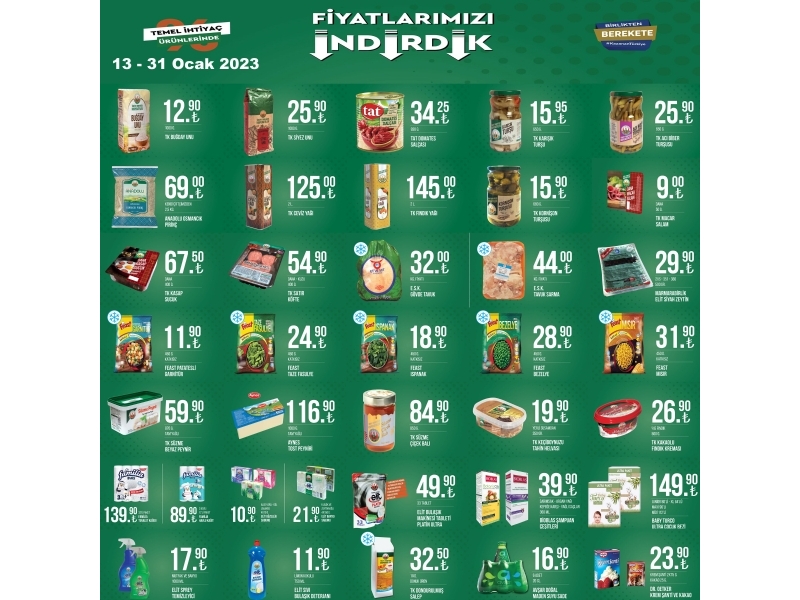 Tarm Kredi Kooperatif Market 13 - 31 Ocak 2023