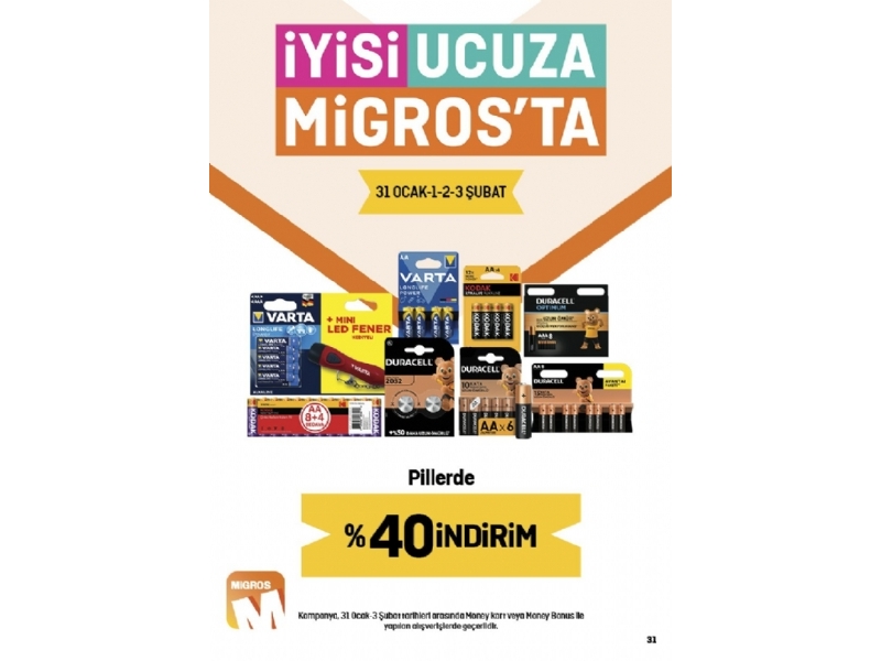 Migros 19 Ocak - 1 ubat Migroskop Dergisi - 31