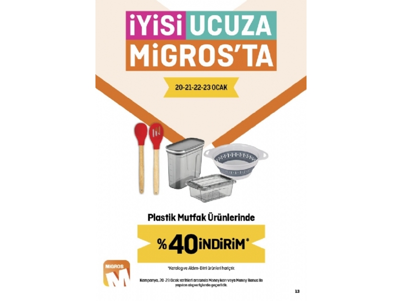 Migros 19 Ocak - 1 ubat Migroskop Dergisi - 13