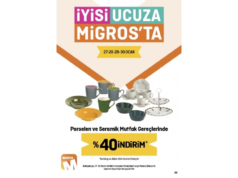 Migros 19 Ocak - 1 ubat Migroskop Dergisi - 23