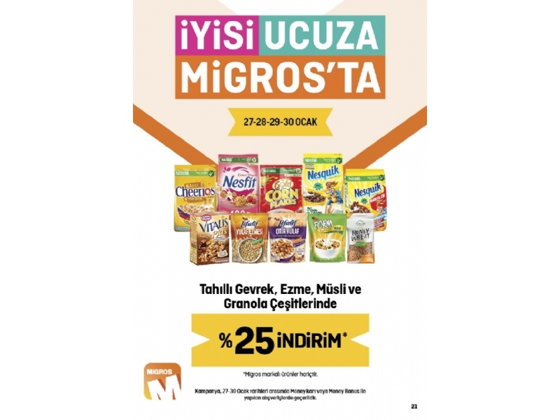 Migros 19 Ocak - 1 ubat Migroskop Dergisi - 21