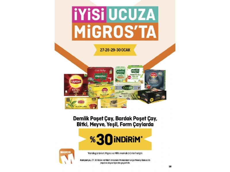 Migros 19 Ocak - 1 ubat Migroskop Dergisi - 19