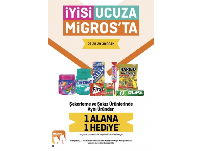 Migros 19 Ocak - 1 ubat Migroskop Dergisi - 20