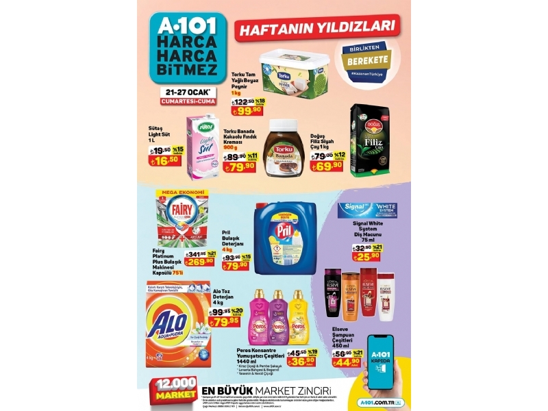 A101 21 - 27 Ocak Haftann Yldzlar - 1