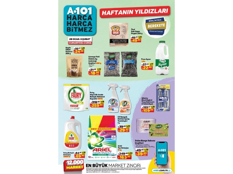 A101 28 Ocak - 3 ubat Haftann Yldzlar - 1