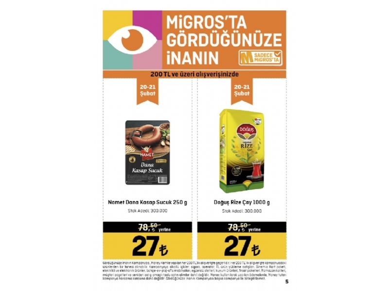 Migros 16 ubat - 1 Mart Migroskop - 5