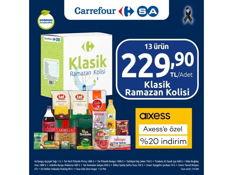 CarrefourSa Klasik Ramazan Kolisi