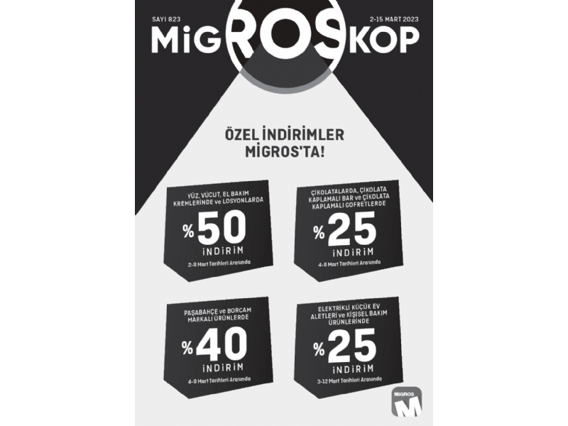 Migros 2 - 15 Mart Migroskop - 1