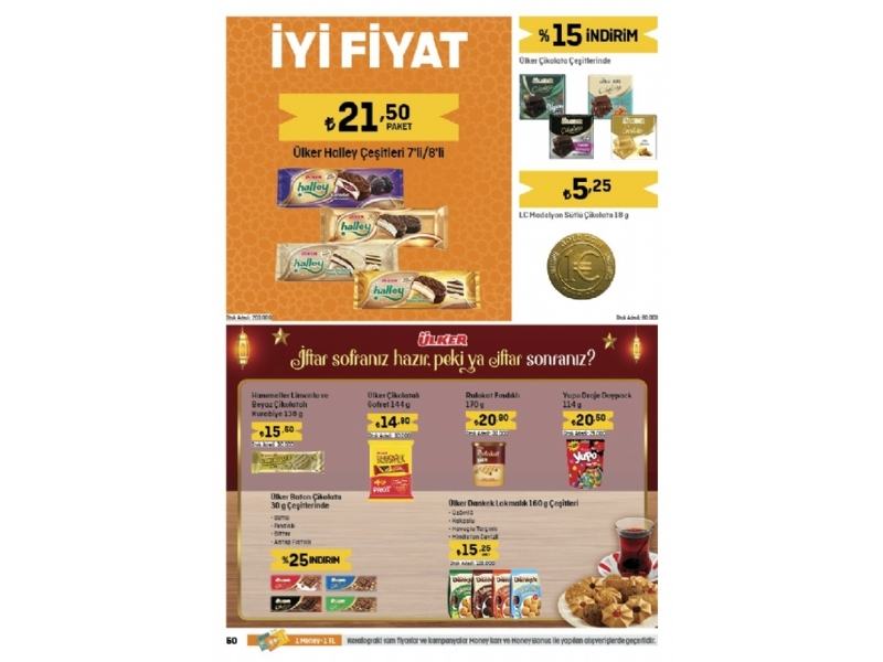 Migros 16  Mart - 5 Nisan Migroskop - 50