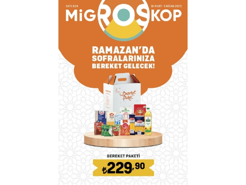 Migros 16  Mart - 5 Nisan Migroskop - 1