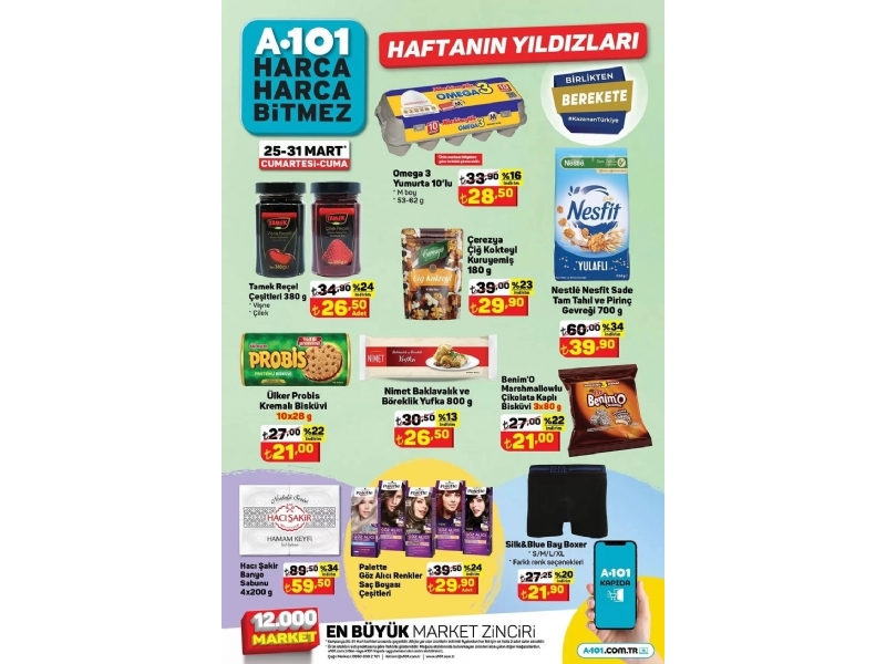 A101 25 - 31 Mart Haftann Yldzlar - 1