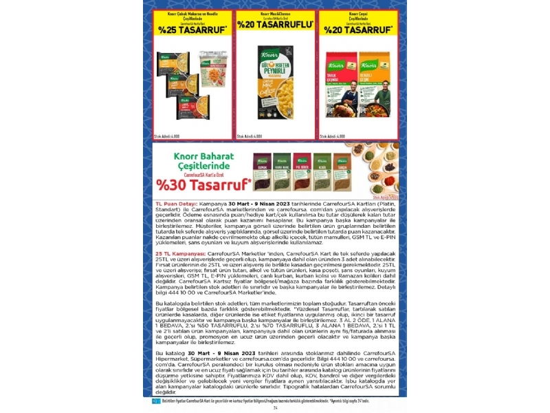 CarrefourSA 30 Mart - 9 Nisan Katalou - 24