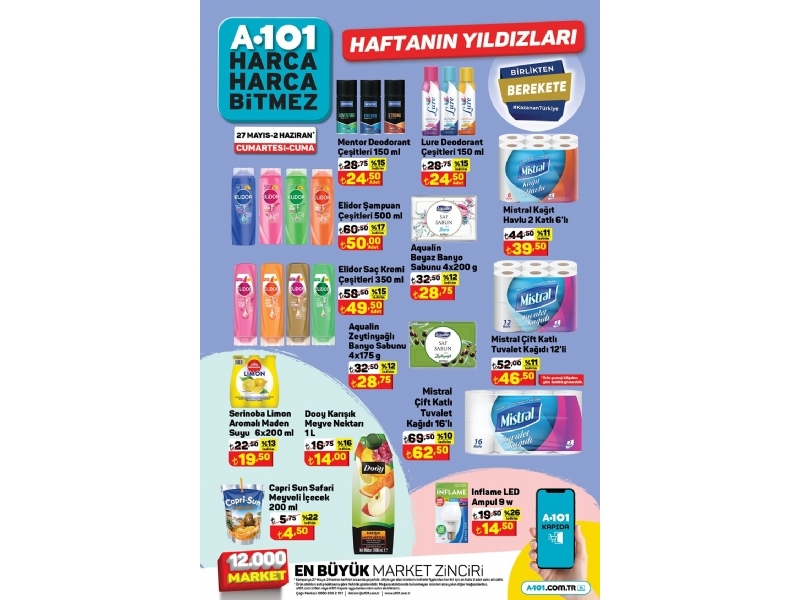 A101 27 Mays - 2 Haziran Haftann Yldzlar - 1