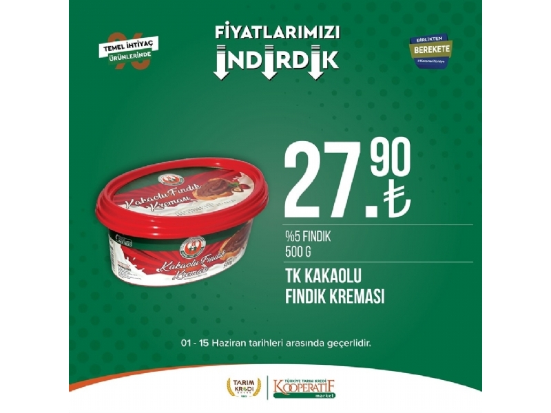 Kooperatif Market 1 - 15 Haziran - 24