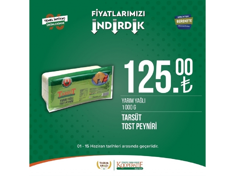 Kooperatif Market 1 - 15 Haziran - 23