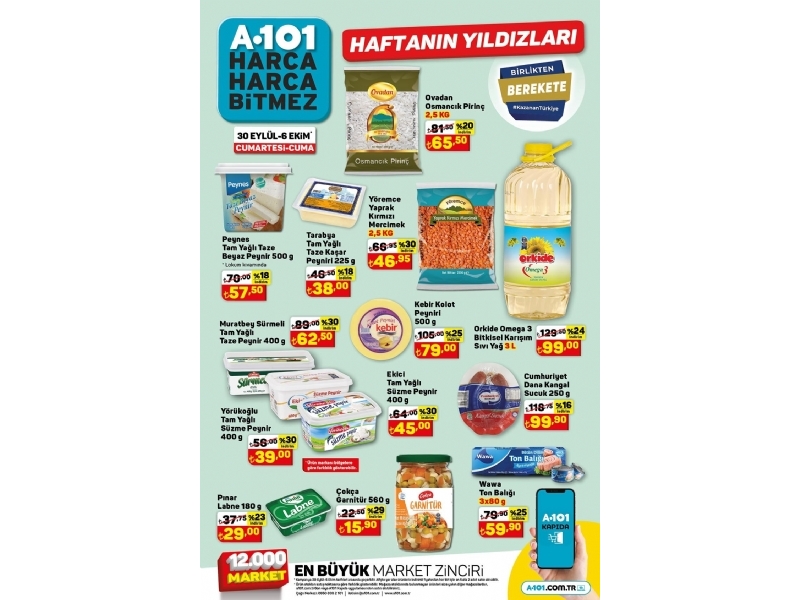 A101 30 Eyll - 6 Ekim Haftann Yldzlar - 1