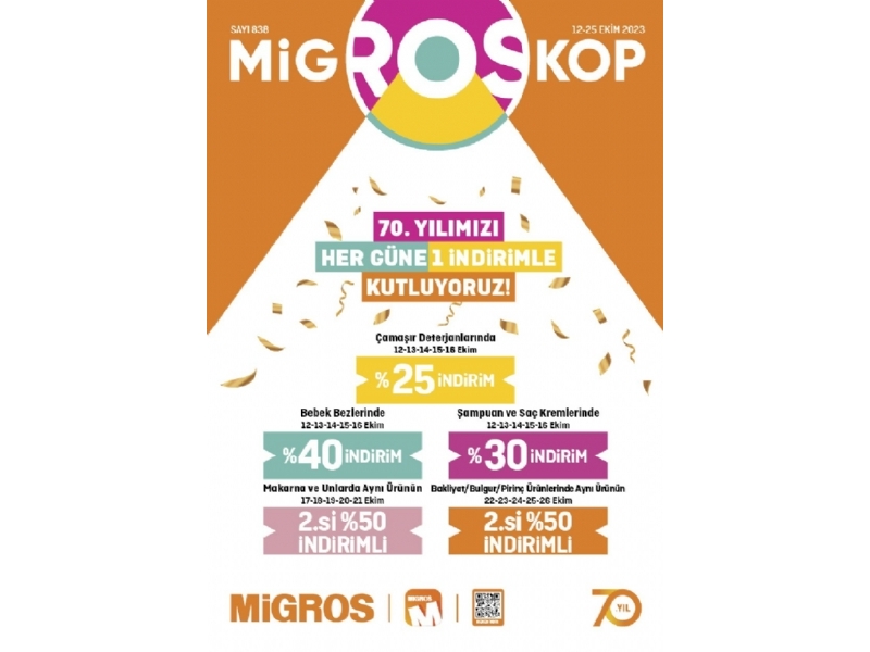 Migros 70. Yl ndirimleri - 1