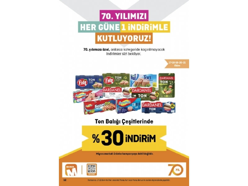 Migros 70. Yl ndirimleri - 12