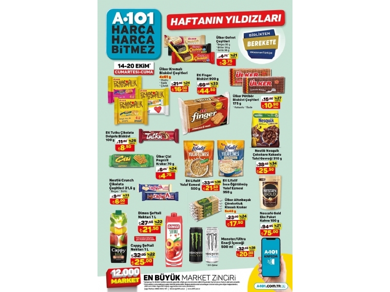 A101 14 - 20 Ekim Haftann Yldzlar - 2