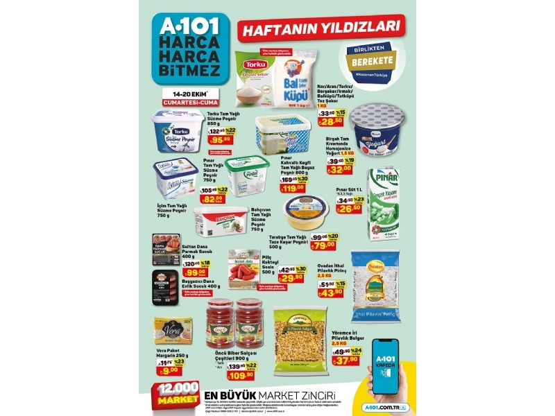 A101 14 - 20 Ekim Haftann Yldzlar - 1