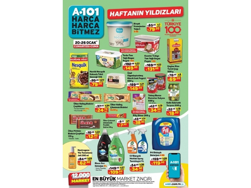 A101 20 - 26 Ocak Haftann Yldzlar - 1