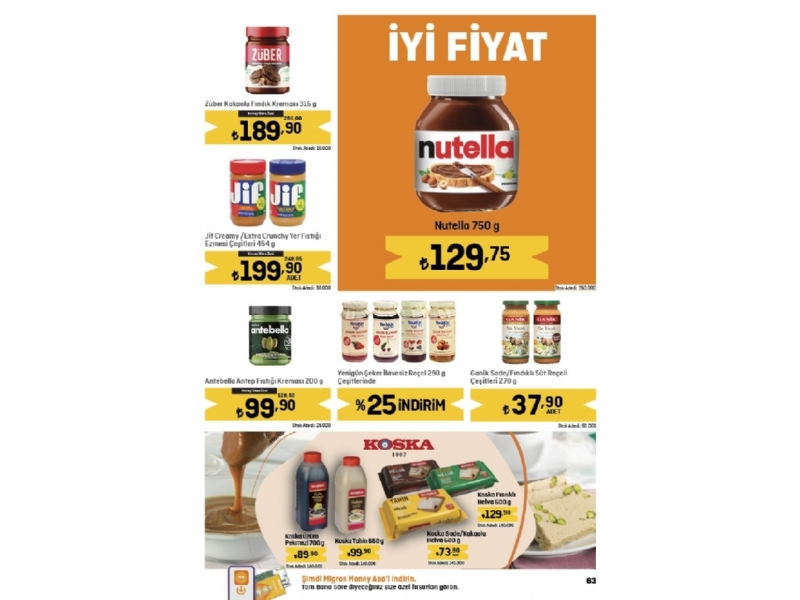 Migros 29 ubat - 13 Mart Migroskop Dergisi - 63