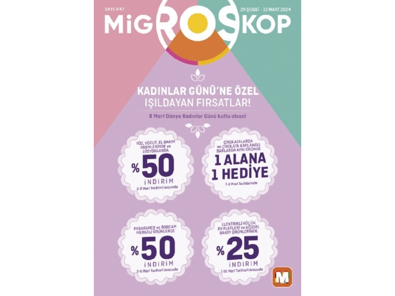 Migros 29 ubat - 13 Mart Migroskop Dergisi - 102