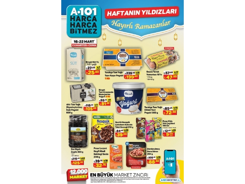 A101 16 - 22 Mart Haftann Yldzlar - 2