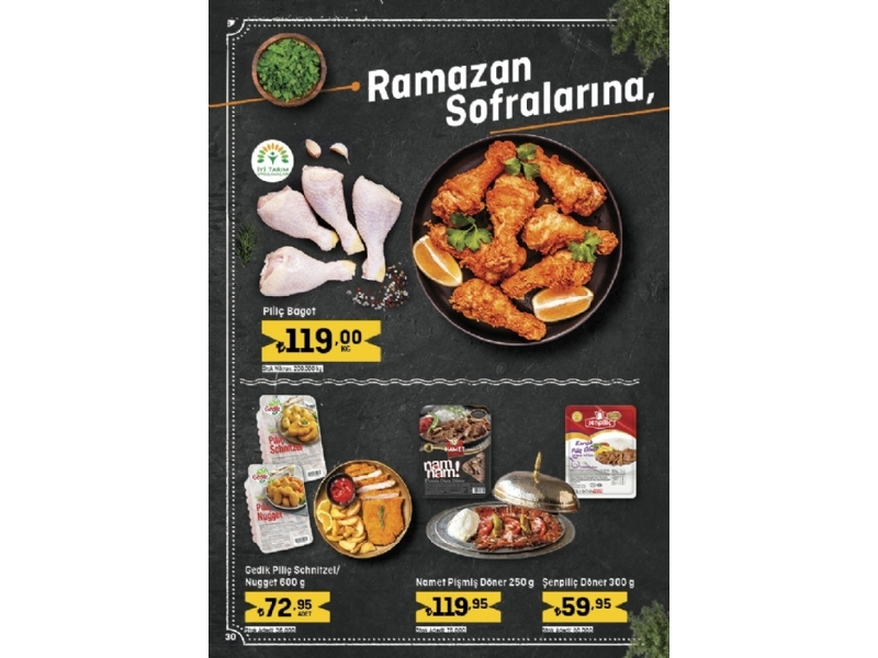 Migros 28 Mart - 17 Nisan Ramazan Bayram - 30