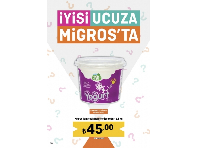 Migros 28 Mart - 17 Nisan Ramazan Bayram - 16