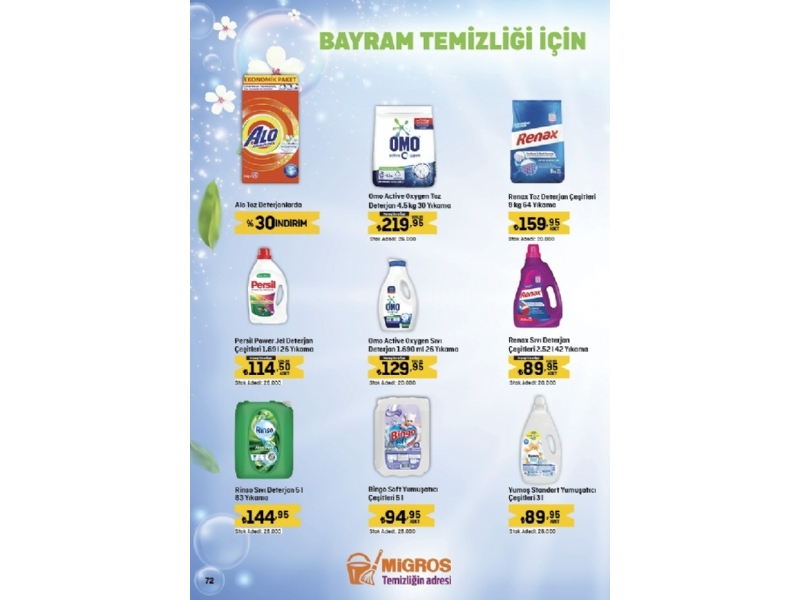 Migros 28 Mart - 17 Nisan Ramazan Bayram - 72