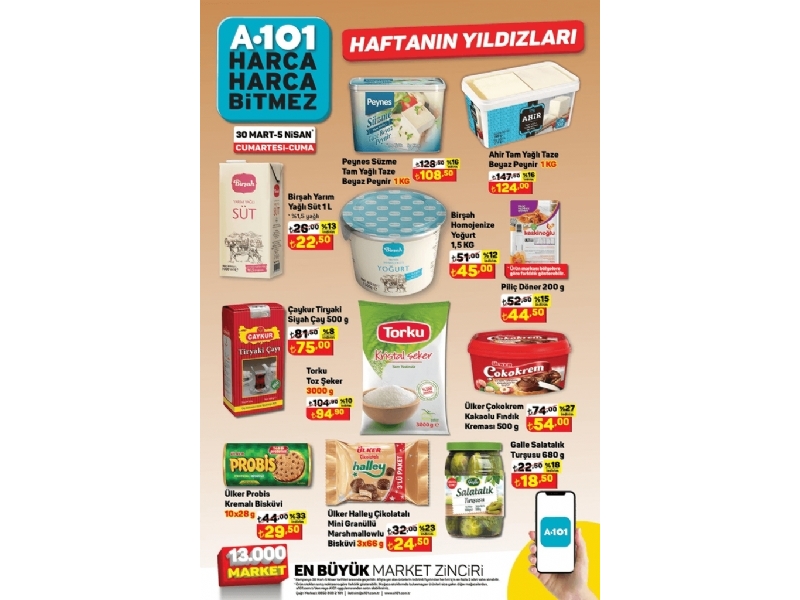 A101 30 Mart - 5 Nisan Haftann Yldzlar - 1