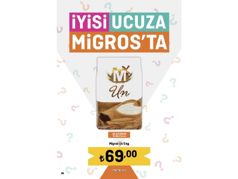 Migros 18 Nisan - 1 Mays Migroskop - 26